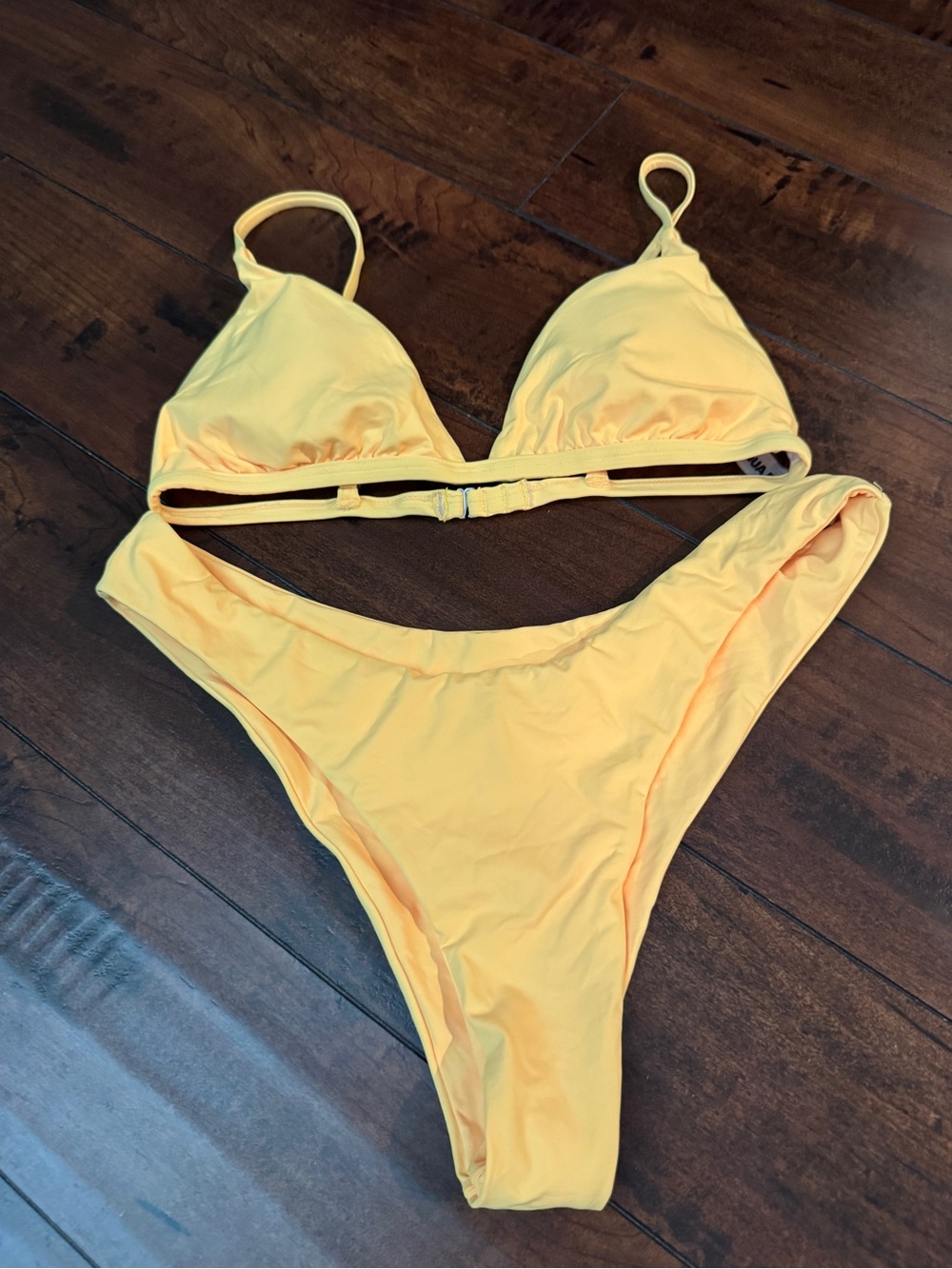 Amazon Yellow Triangle Bikini Set